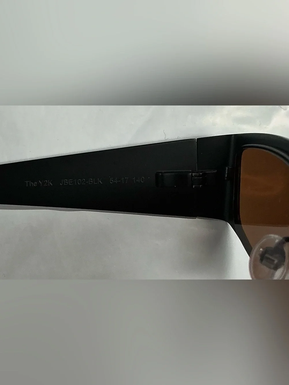 Jenny Bird Black Sunglasses with Amber Lenses PR26-19